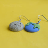 Earth & Moon earrings