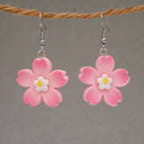 Pink Cherry Blossom earrings