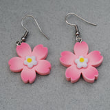 Pink Cherry Blossom earrings