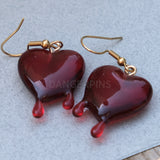 My Bleeding Heart earrings