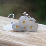 Doom & Gloom clouds earrings