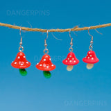 Small Mushroom earrings