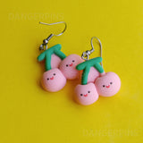 Two Cherries on a Branch earrings