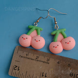 Two Cherries on a Branch earrings