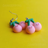 Two Cherries on a Branch earrings