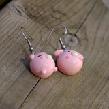 Perfect Piggy Pig Puffs earrings