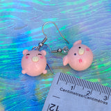 Perfect Piggy Pig Puffs earrings