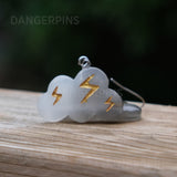 Doom & Gloom clouds earrings