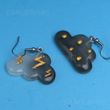 Doom & Gloom clouds earrings