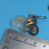 Doom & Gloom clouds earrings