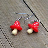 Small Mushroom earrings