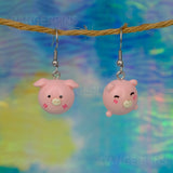 Perfect Piggy Pig Puffs earrings