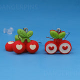 Cherry Nice earrings - 2 pair set!