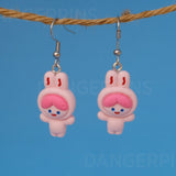 Happy Little Bunny Friend earrings