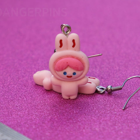 Happy Little Bunny Friend earrings