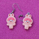 Happy Little Bunny Friend earrings