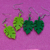 Tropical Leaves earrings