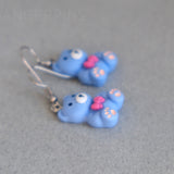 Nice Little Blue Bear earrings