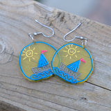 Doodle Dream Boats earrings