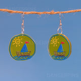 Doodle Dream Boats earrings