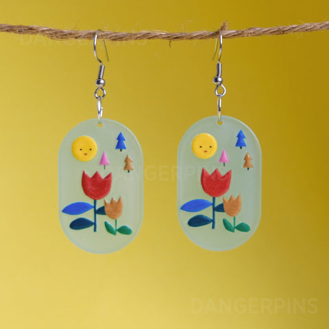 A Nice Dream about Tulips earrings