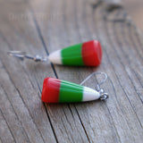 Christmas Holiday Candy Corn earrings