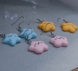 3 pairs of cute stars earrings