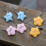 3 pairs of cute stars earrings