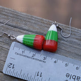 Christmas Holiday Candy Corn earrings