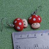 My Little Mushroom Friend earrings