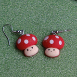 My Little Mushroom Friend earrings