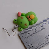 Romeo the Romantic Frog earrings