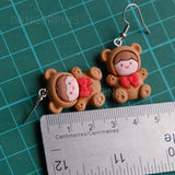 I Wish I Was a Bear Earrings