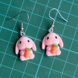 The Saddest Bunny in the Meadow Earrings