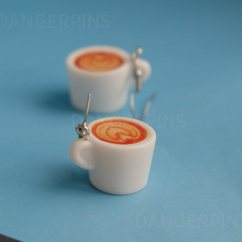 irresponsibly strong cups of coffee earrings