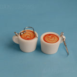 irresponsibly strong cups of coffee earrings