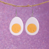 Hard Boiled Egg Earrings