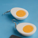 Hard Boiled Egg Earrings