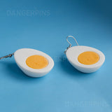 Hard Boiled Egg Earrings