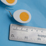 Hard Boiled Egg Earrings