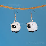 Laura McBleat the Nice Little Sheep earrings