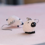 Laura McBleat the Nice Little Sheep earrings