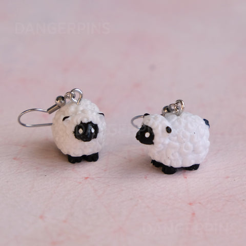 Laura McBleat the Nice Little Sheep earrings