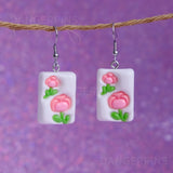 Clacky Flower Tiles earrings