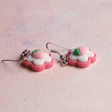 Strawberry Cream Stars earrings