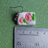 Clacky Flower Tiles earrings