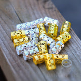 Set of 20 Heart Flourish adjustable hair beard beads