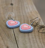 Triple Love heart earrings