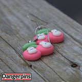 Lovely Little Cherry Bunnies earrings