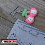 Lovely Little Cherry Bunnies earrings